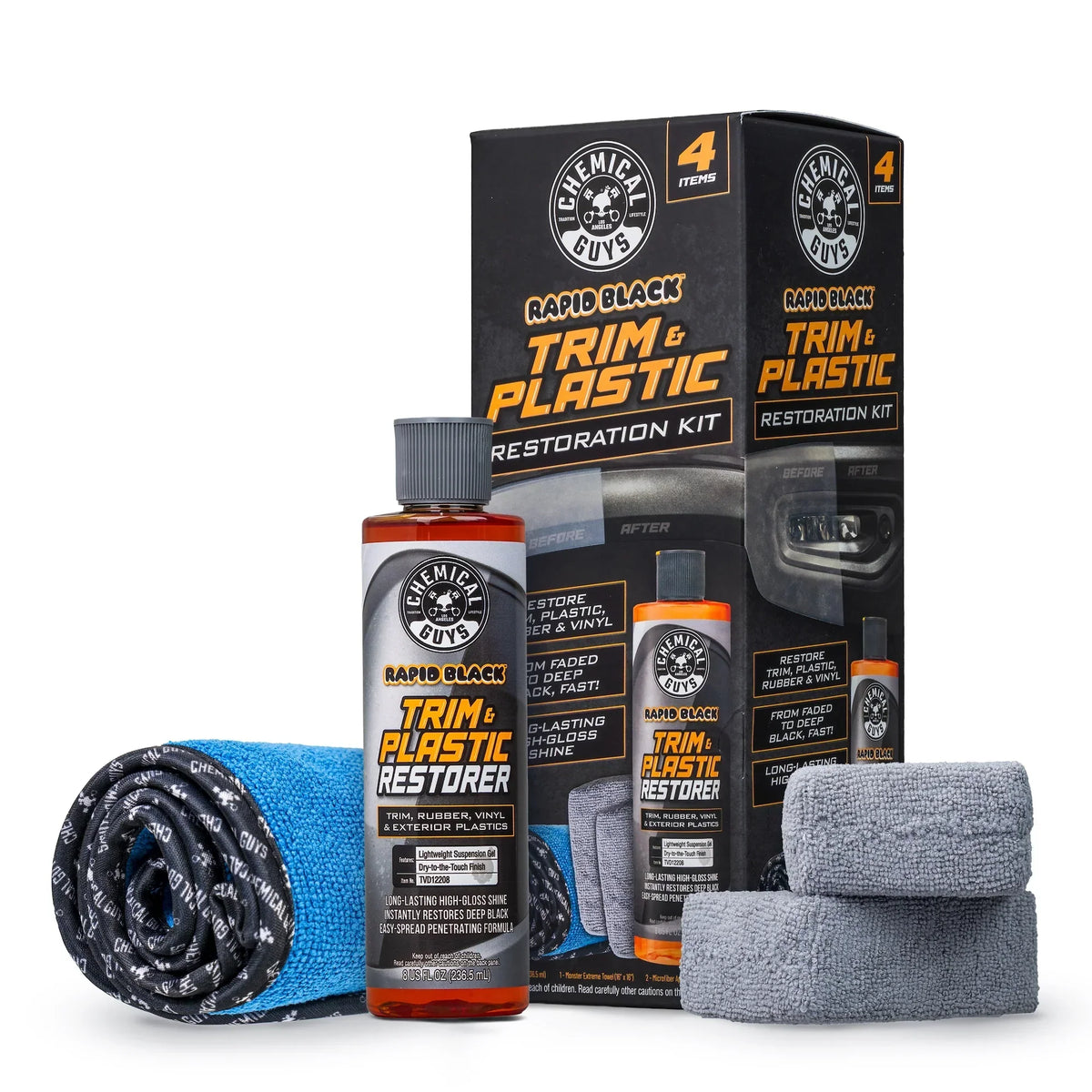Rapid Black Trim & Plastic Restoration Kit