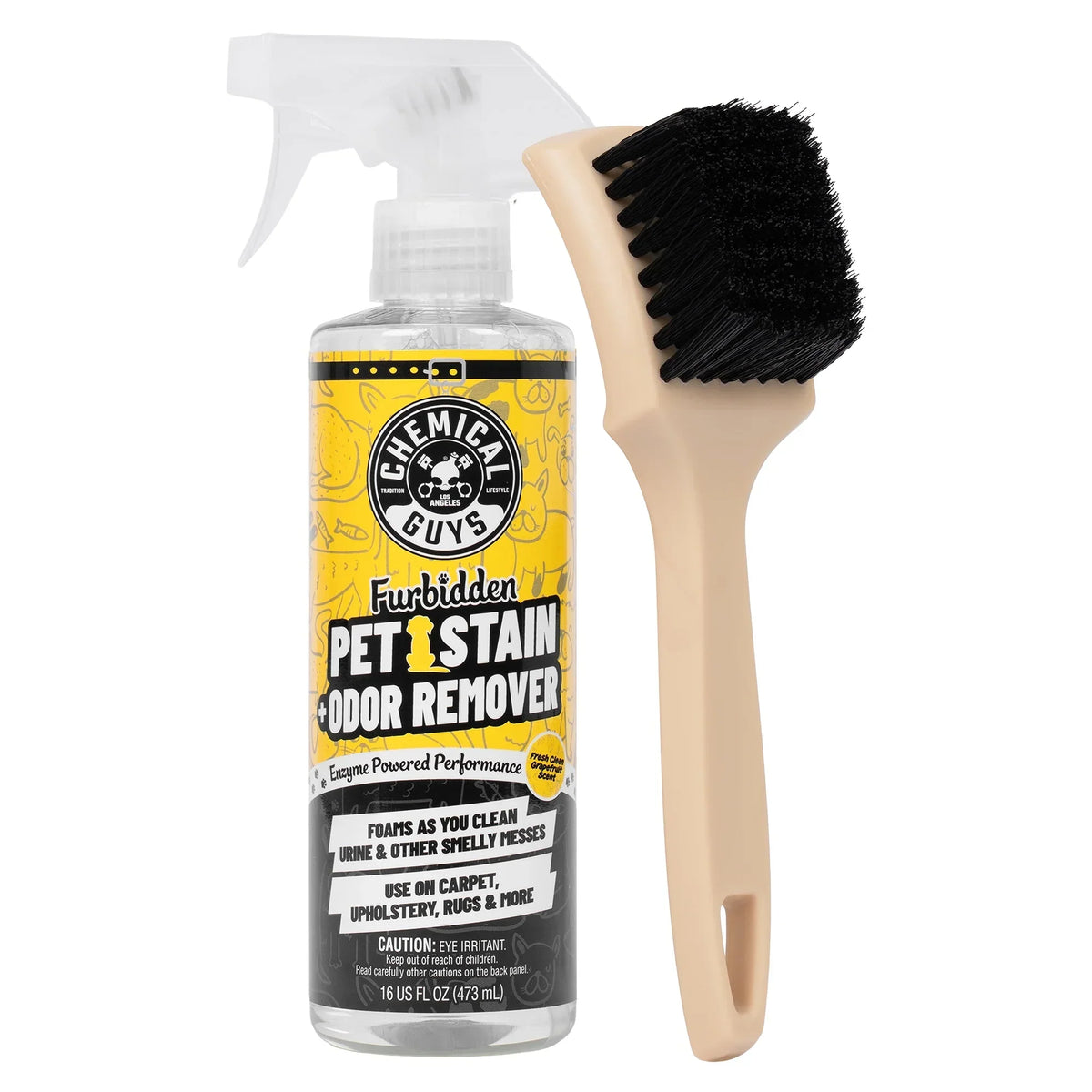 Furbidden® Pet Stain & Odor Remover + Nifty Brush Kit